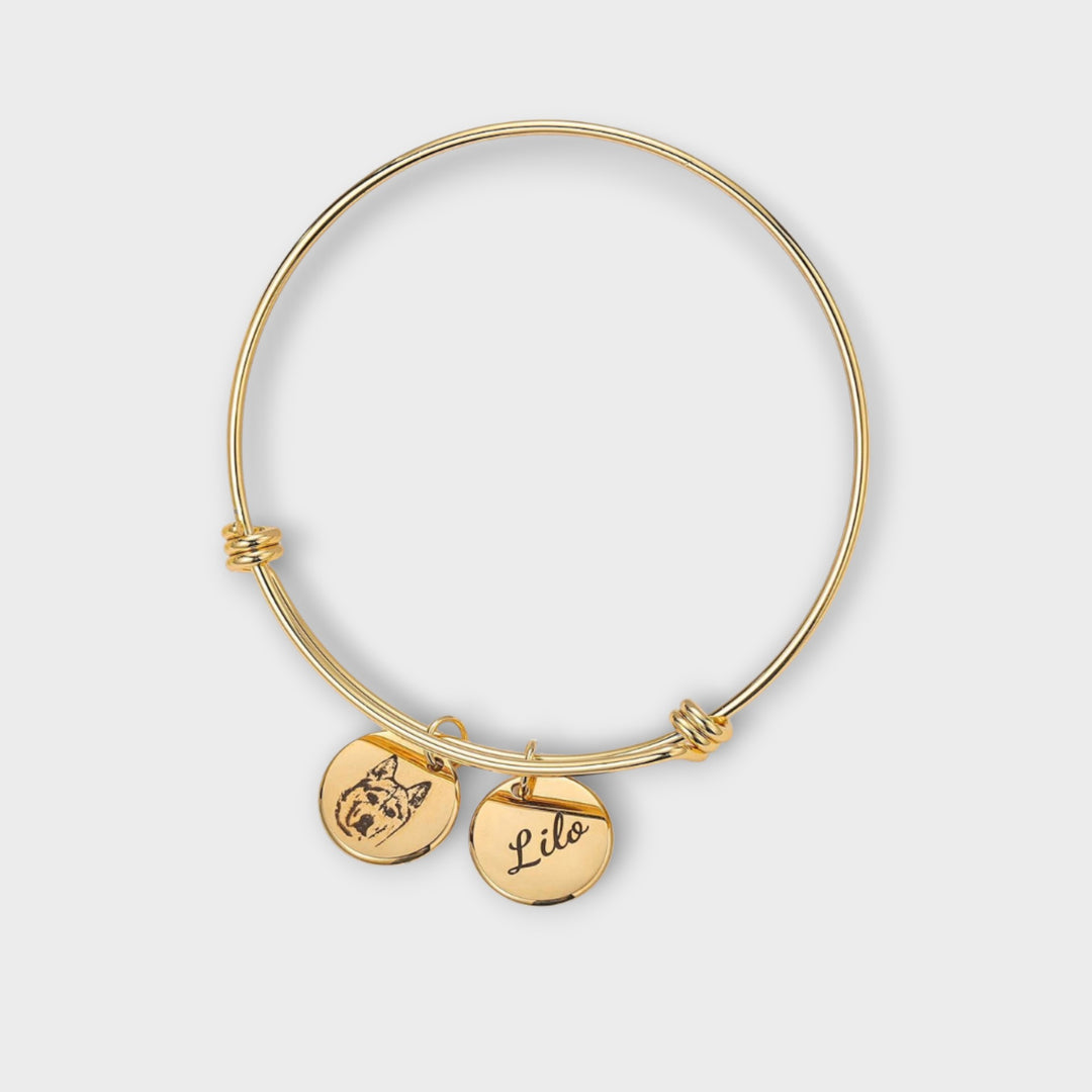 Bracelet Jonc Personnalisé - Précieux Câlin