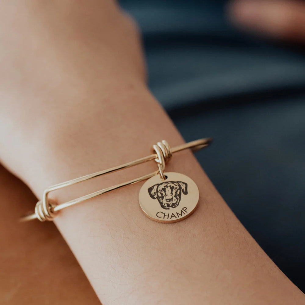 Bracelet Jonc Personnalisé - Précieux Câlin