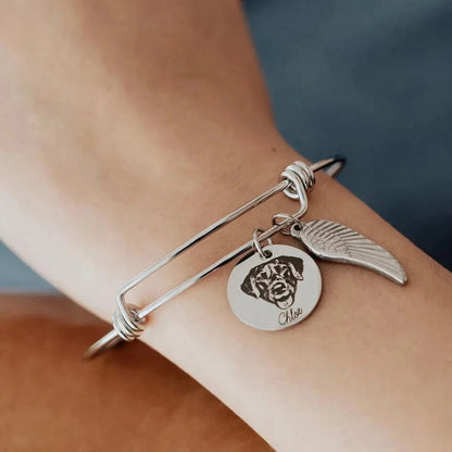 Bracelet Jonc Personnalisé - Précieux Câlin